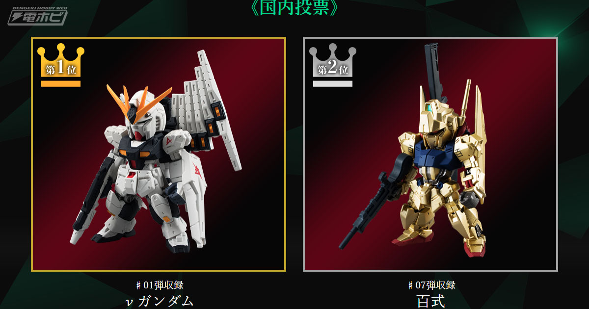 νガンダム、百式、ウイングガンダムゼロEW、デスサイズヘルEWが復刻