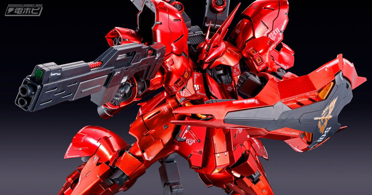 真紅に煌めく「RG サザビー」！『機動戦士ガンダム 逆襲のシャア