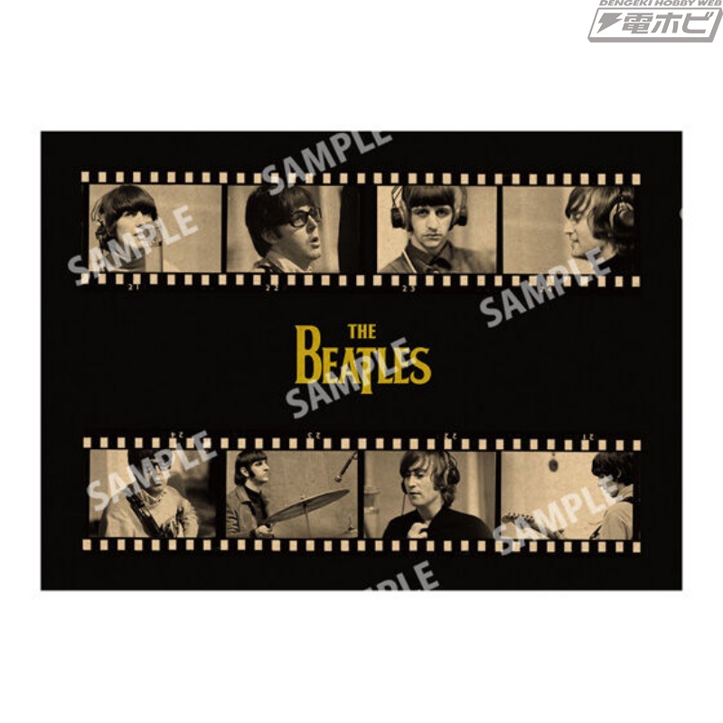 THE BEATLES」クラフト紙のファイルコレクションがフラットガシャポン