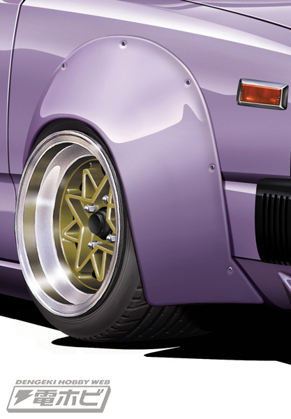 アオシマの「ザ☆チューンドパーツ」シリーズに旧車のカスタムに最適な