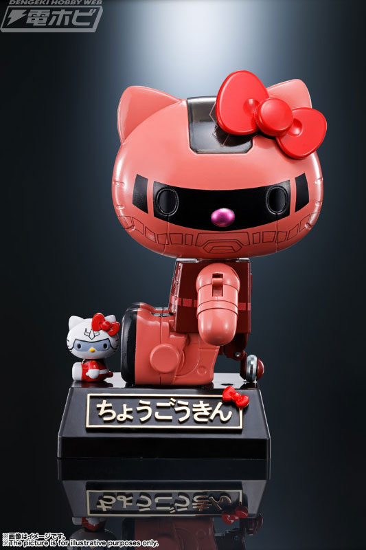 パイロットのキティちゃんがアムロとシャアのコスプレ!?「超合金