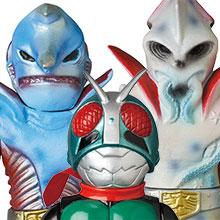 東映レトロソフビコレクション」に原作版 仮面ライダーがマスク取れ