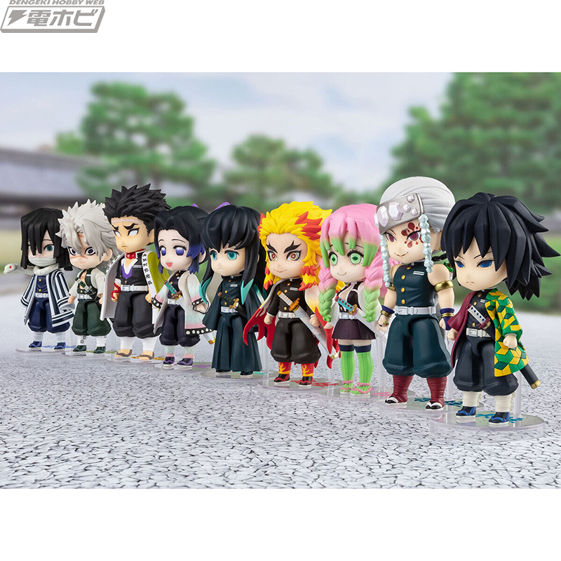 鬼滅の刃』冨岡義勇、胡蝶しのぶたち柱9人のFiguarts mini限定セットが