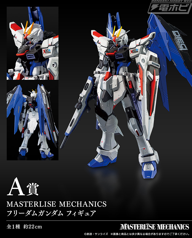 フリーダムガンダムやG-3ガンダムなどのハイクオリティフィギュアが