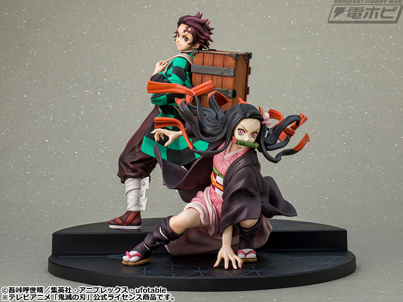 鬼滅の刃』竈門炭治郎＆禰豆子が躍動感溢れる姿でメガハウスからセット