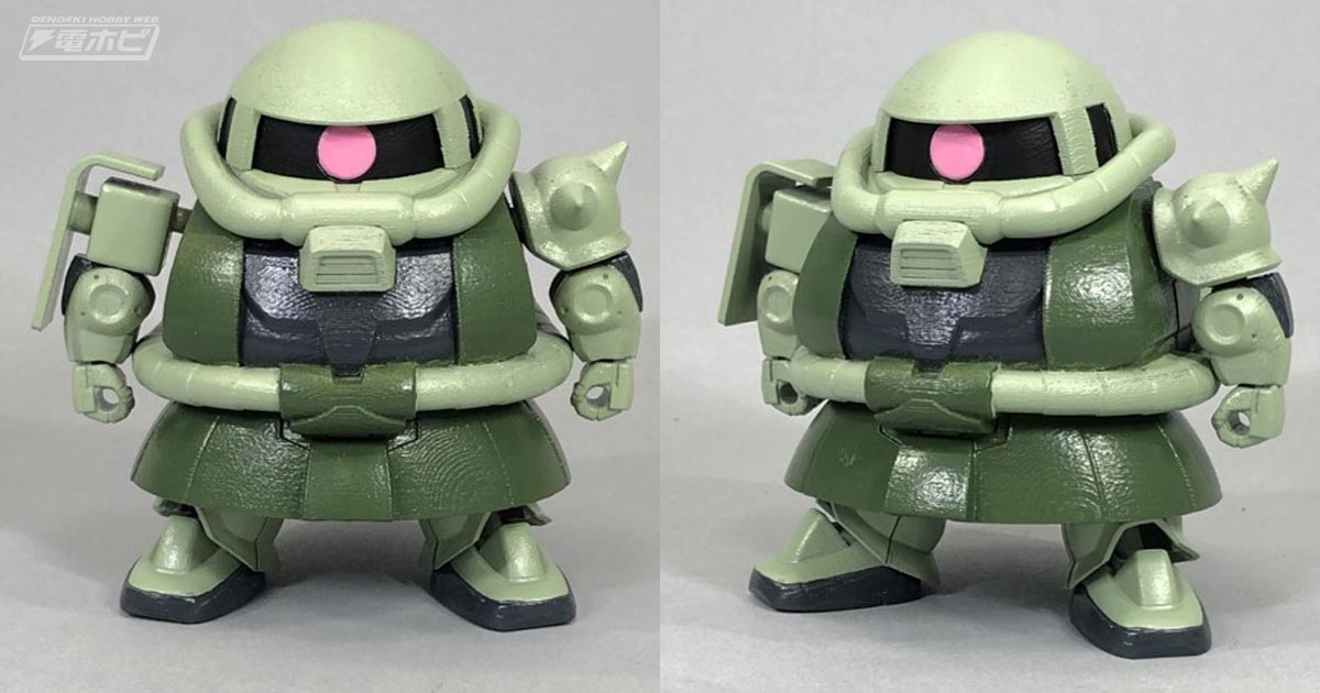 ずんぐりむっくりなザクが可愛い！『機動戦士ガンダム』EXCEED MODEL