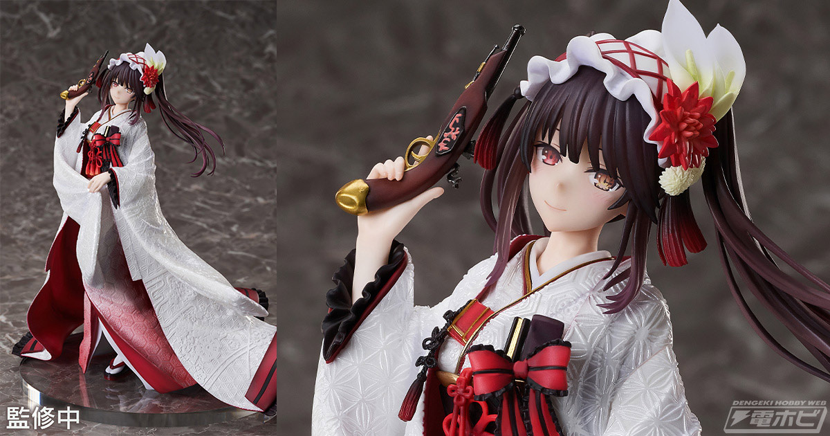 深紅色と純白の対比が美しい！『デート・ア・ライブIV』白無垢姿の時崎