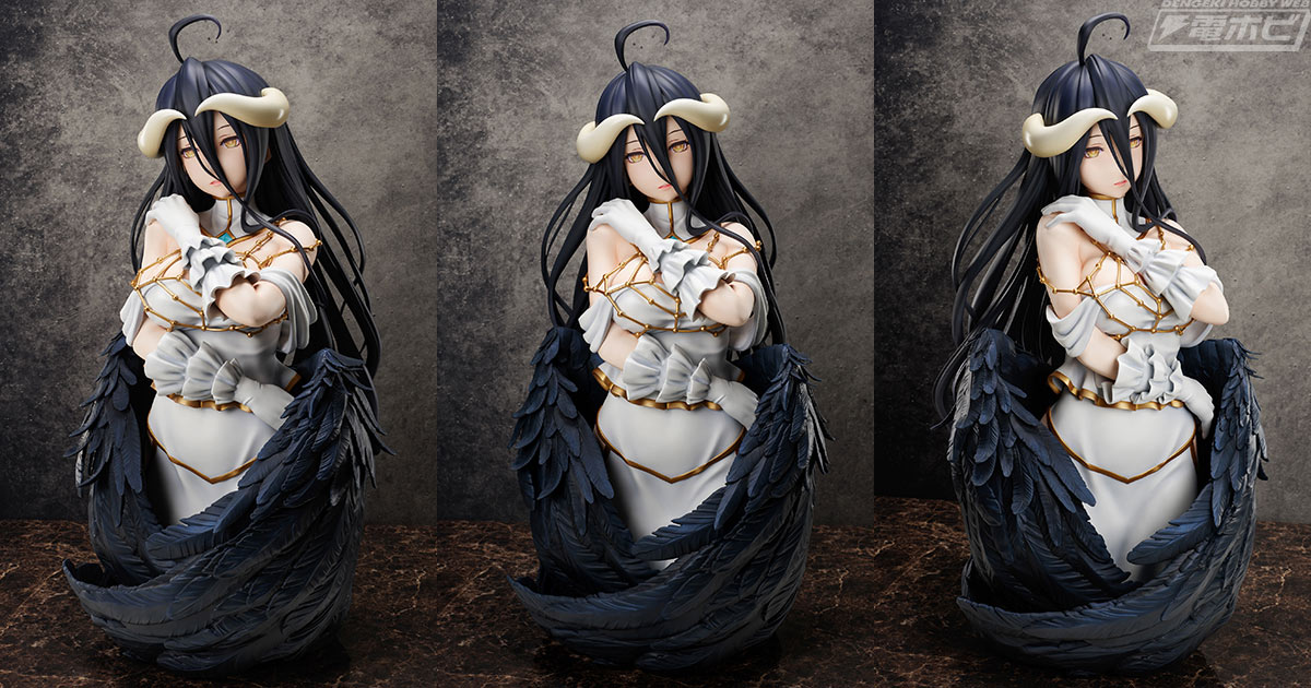 オーバーロード』アルベドの1/1スケール胸像フィギュアがフリューから