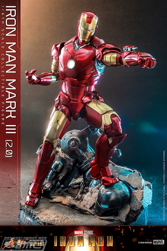 最新技術でアップデートされた『アイアンマン』マーク3の合金仕様可動