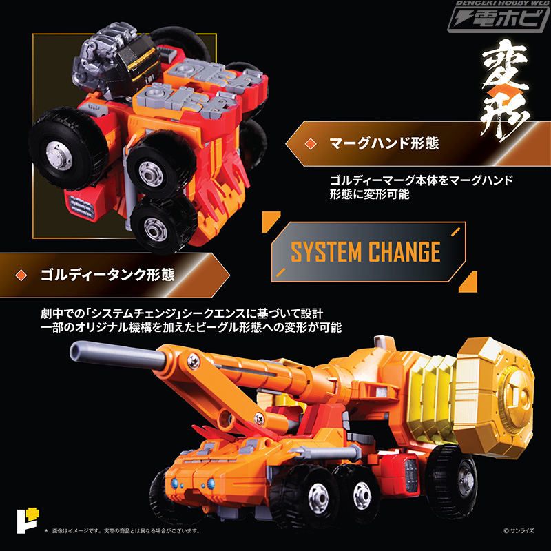 可動完成品モデル「POSE+メタル」の「ガオガイガー」をグレードアップ