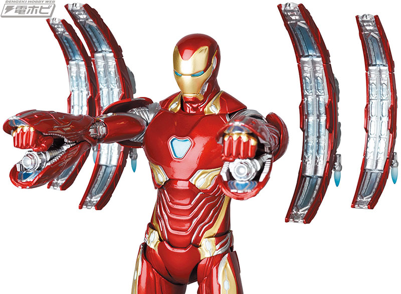 ナノテクを搭載した「アイアンマン」のマーク50モデルがMAFEX化！多彩