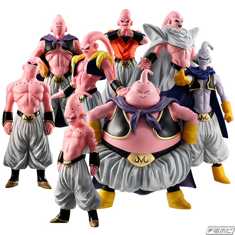 魔人ブウの各形態をフィギュア化した「HGドラゴンボールZ 魔人ブウ完全