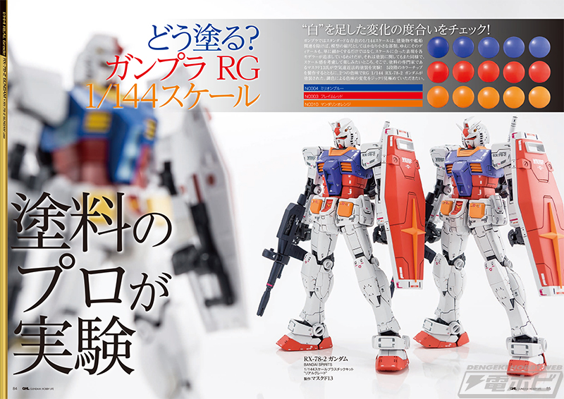 進化し続けるガンプラRGシリーズがテーマ！RGシリーズに使い勝手がよい