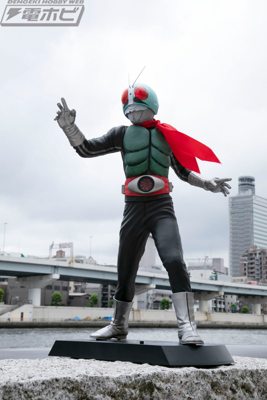 メガハウスの「Ultimate Article 仮面ライダー新1号」が番組登場50周年