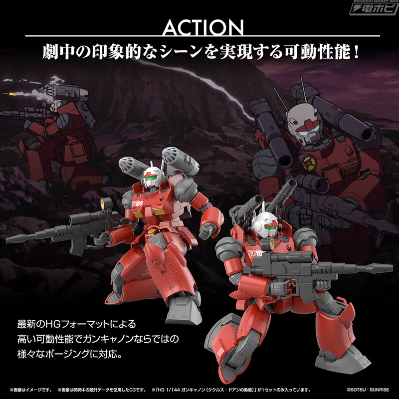 ガンダム ククルス・ドアンの島』ガンプラ「HG ガンキャノン（ククルス