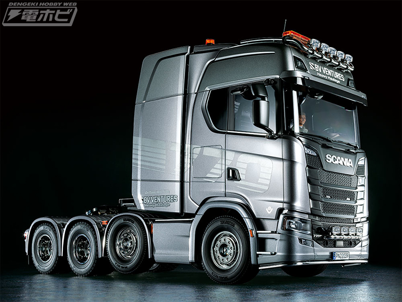 タミヤの「1/14 電動RCビッグトラック」シリーズに「スカニア 770 S 8