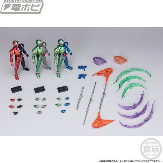 仮面ライダーW』ハーフチェンジしたバリエーションフォームが食玩