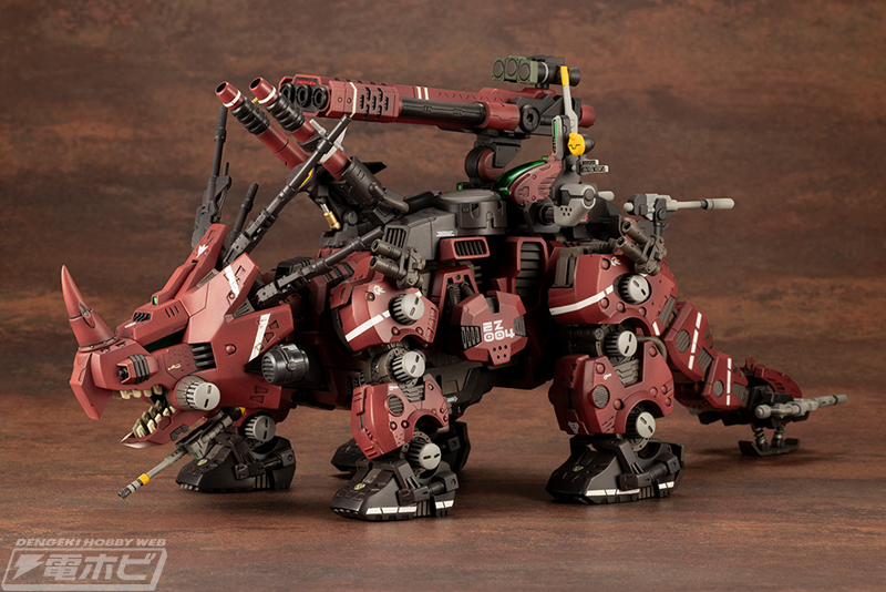 ゾイド』レッドホーンが内容大幅増量となる新規デカールを追加し再び