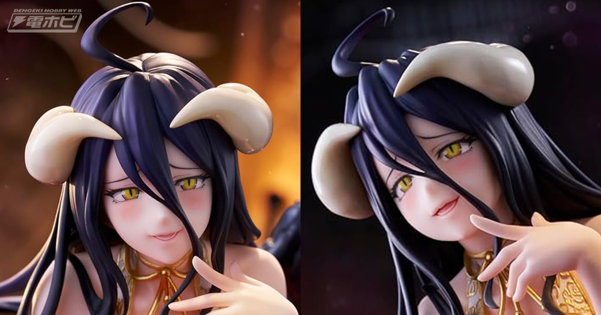 美乳が引き立つ魅惑のポージング！『オーバーロード』アルベドが純白の