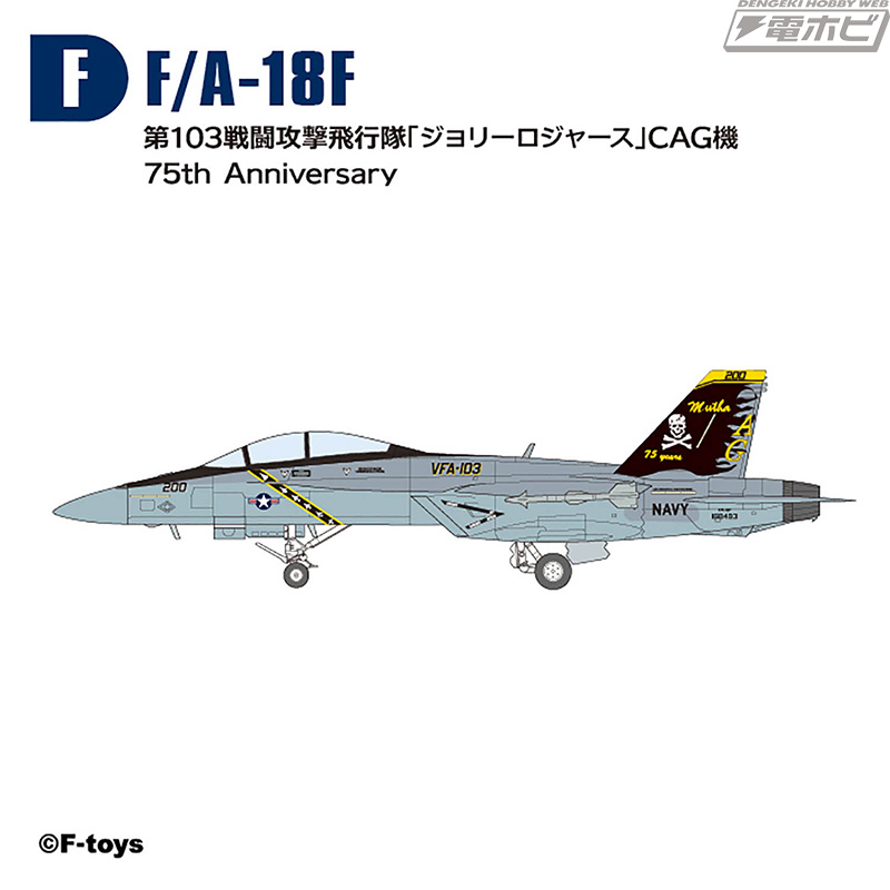 F/A-18 スーパーホーネット」の眷属が1/144スケールの半完成モデルにて