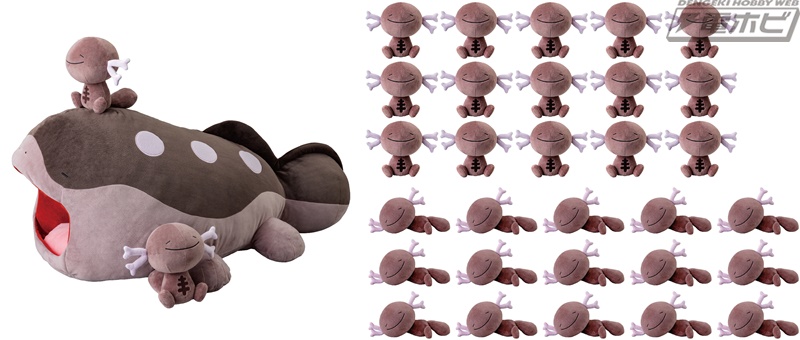 ポケモン』あくびをしている大きなドオーと可愛いパルデアウパーの