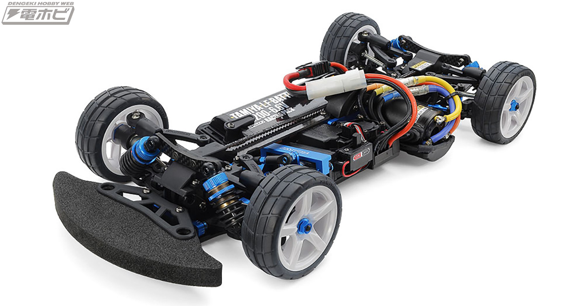 タミヤより、2ベルト4WDシャーシのTA08の戦闘力を厳選パーツ装着で向上