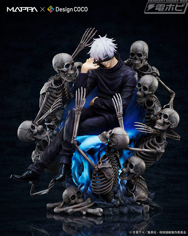 呪術廻戦』POP UP STOREで展示されている五条悟等身大フィギュアが1/7