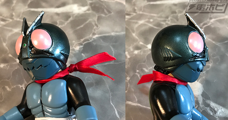 仮面ライダー旧1号、旧2号、蜘蛛男、ショッカー戦闘員が、ソフビ