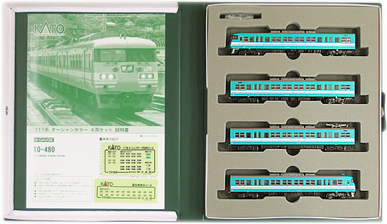 公式]鉄道模型(10-480117系 オーシャンカラー 4両セット)商品詳細