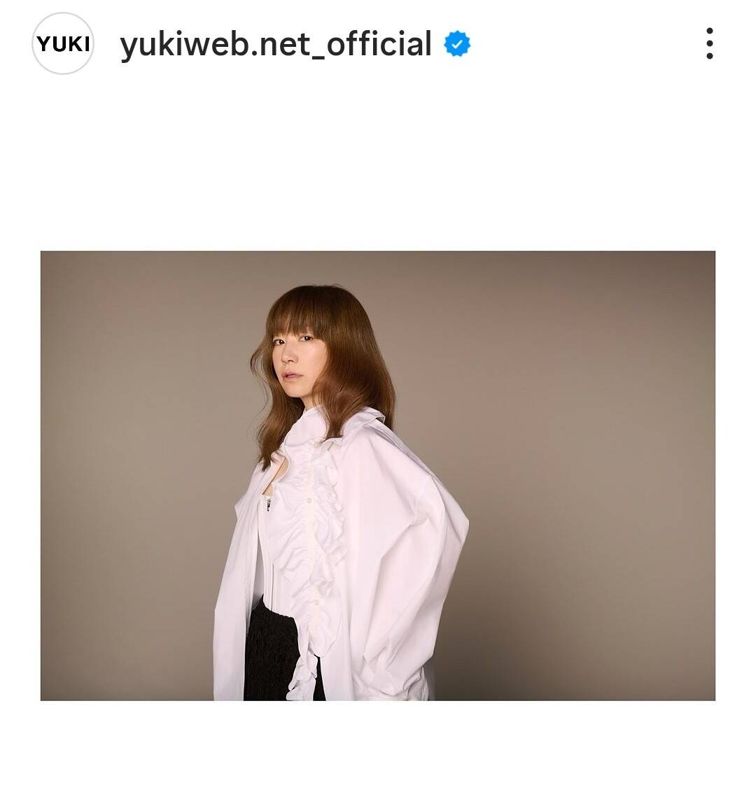 元「ジュディマリ」YUKI 53歳現在の姿に「信じられんまじで