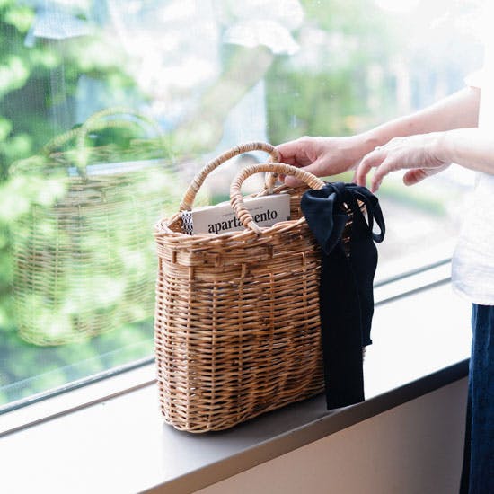 新商品】たっぷり容量がうれしい！毎日使いにぴったりのオリジナルかご