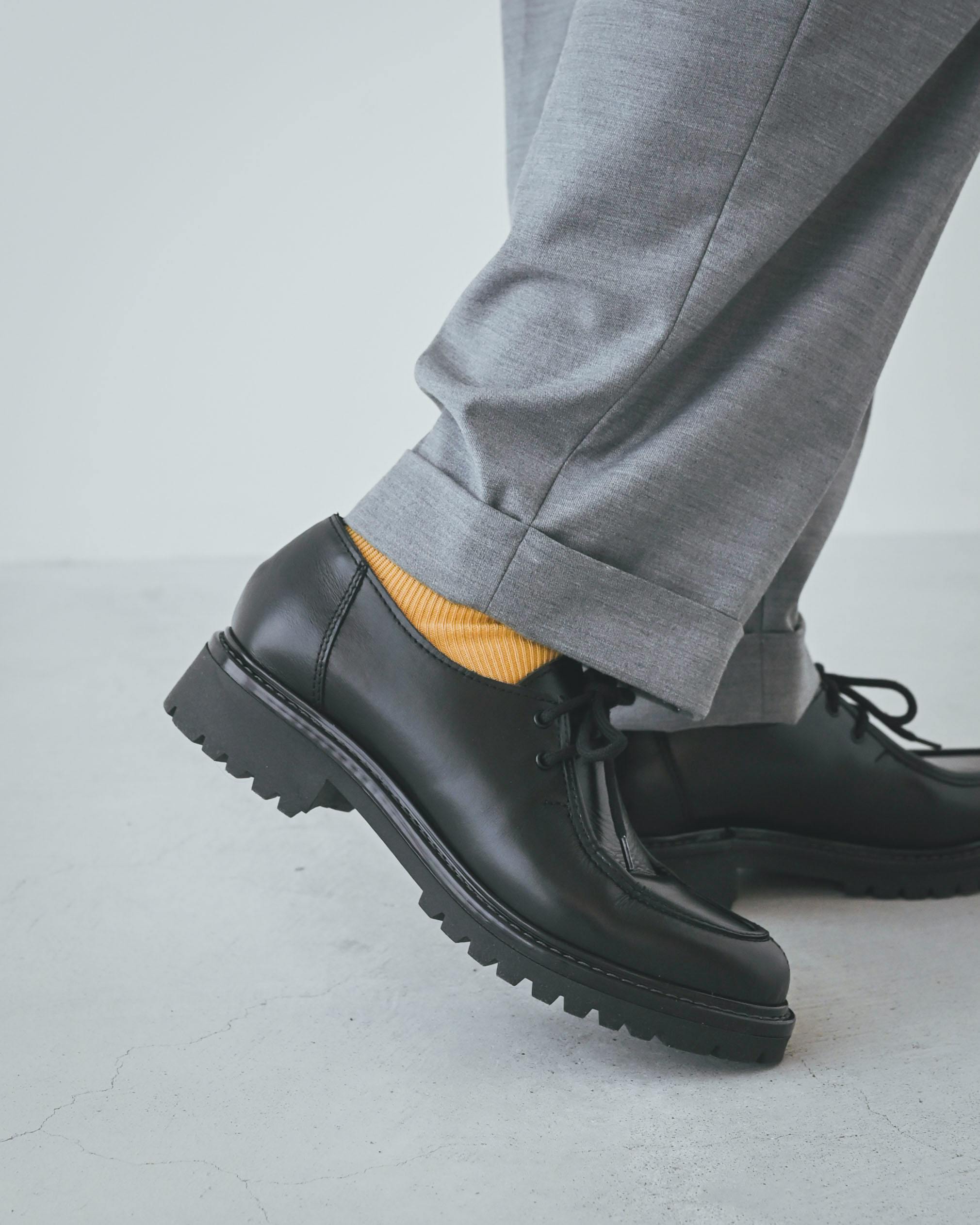 ENESS エネス チロリアンシューズ ブラック39 北欧暮らしの道具店