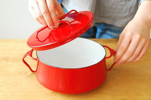 廃盤】DANSK/ダンスク/コベンスタイル2/両手鍋 18cm（赤） - 北欧