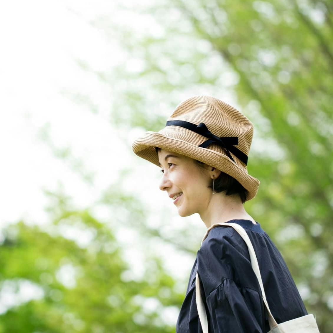 北欧暮らしの道具店 mature ha. アウトドアハット ブルーグリーン 北欧