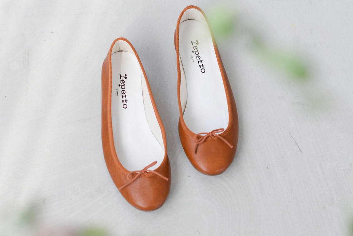 取扱終了】repetto／レペット／バレエシューズ／ブラウン（サイズ37