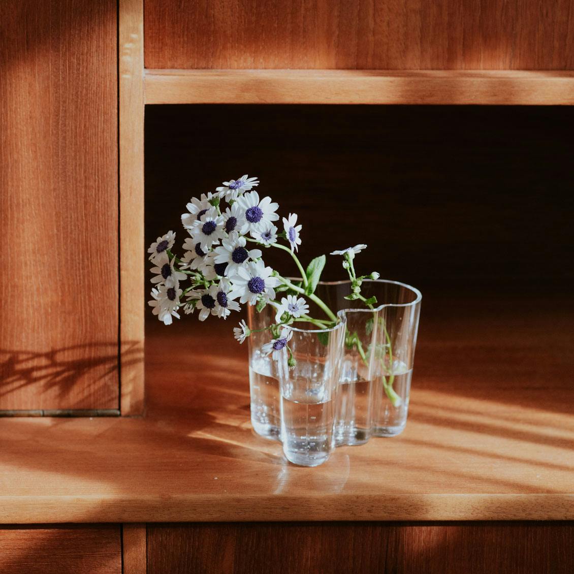iittala/イッタラ/Alvar Aalto/アルヴァ・アアルト/ 花瓶 95mm クリア