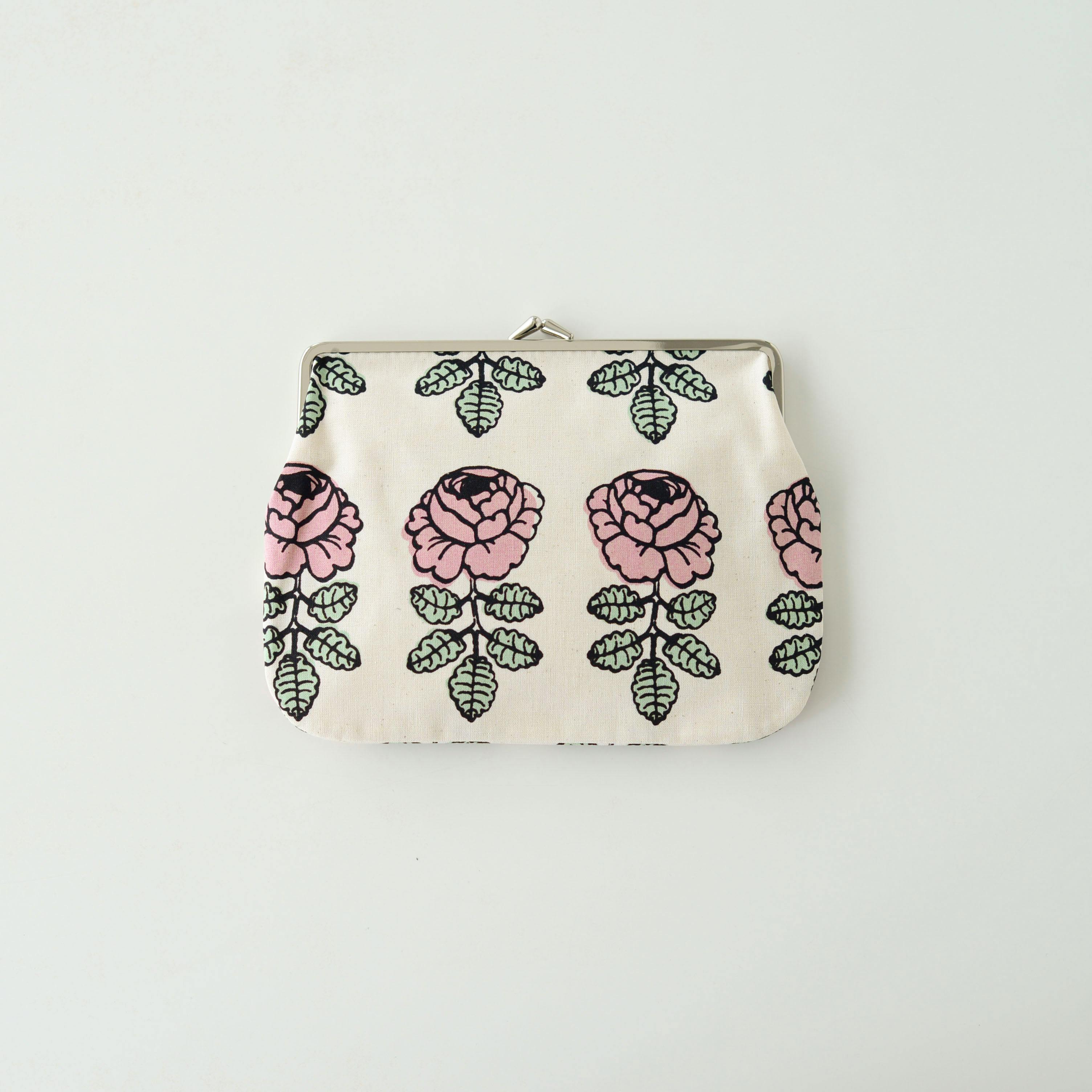 日本別注】Marimekko / マリメッコ / Vihkiruusu / がま口ポーチ