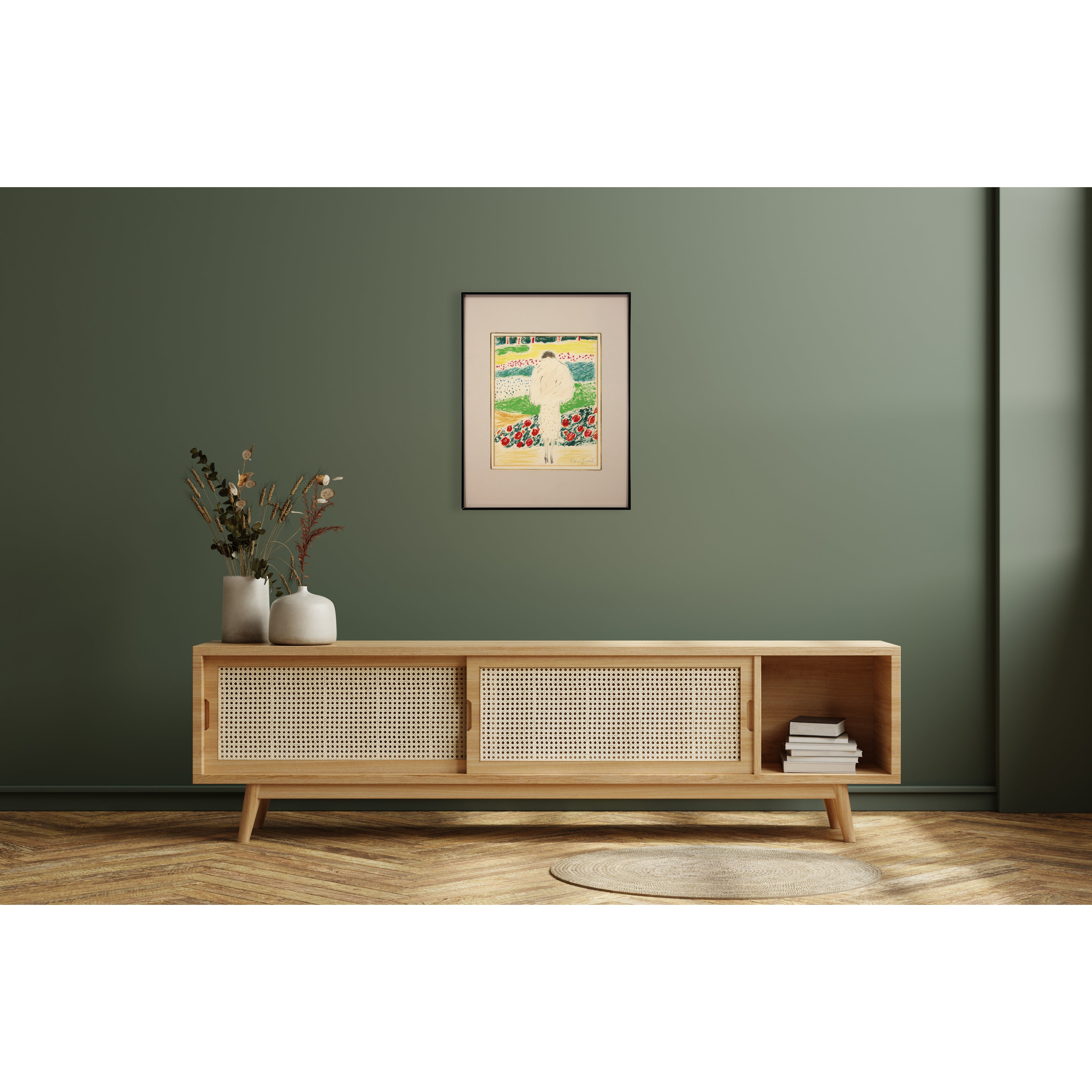 ジャン＝ピエール・カシニョール 『公園（PARC）』 リトグラフ