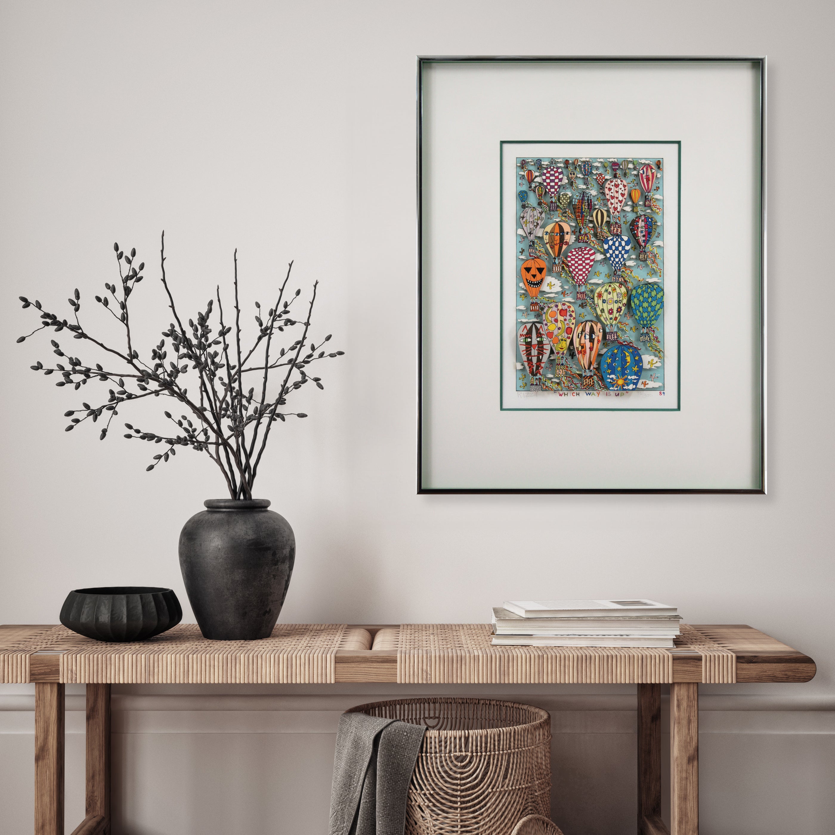 ジェームス・リジィ 『Which way is up』 シルクスクリーン - 北海道画廊