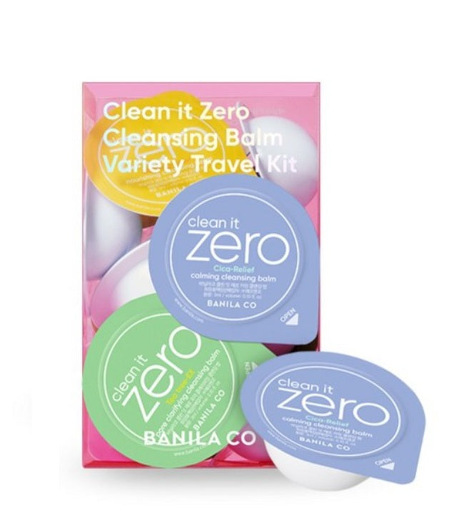 BANILA CO] Clean It Zero Cleansing Balm Variety Travel Kit – HOLIHOLIC