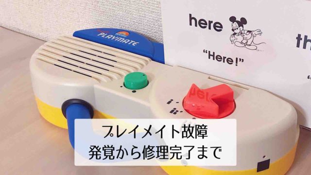 DWEのプレイメイトが故障したので修理に出した話｜Holoholo