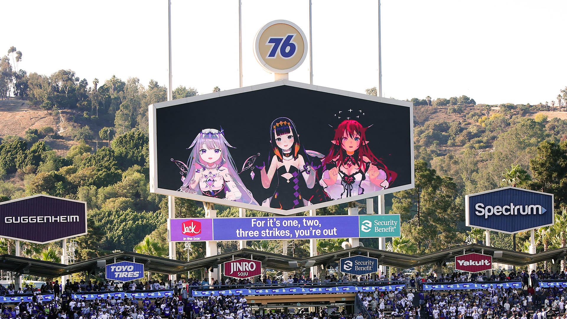 2025年7月開催「ロサンゼルス・ドジャース」とのコラボ企画「hololive