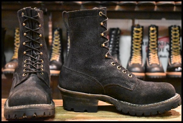 8.5E 良品】WHITE'S ホワイツ スモークジャンパー ブラックラフアウト