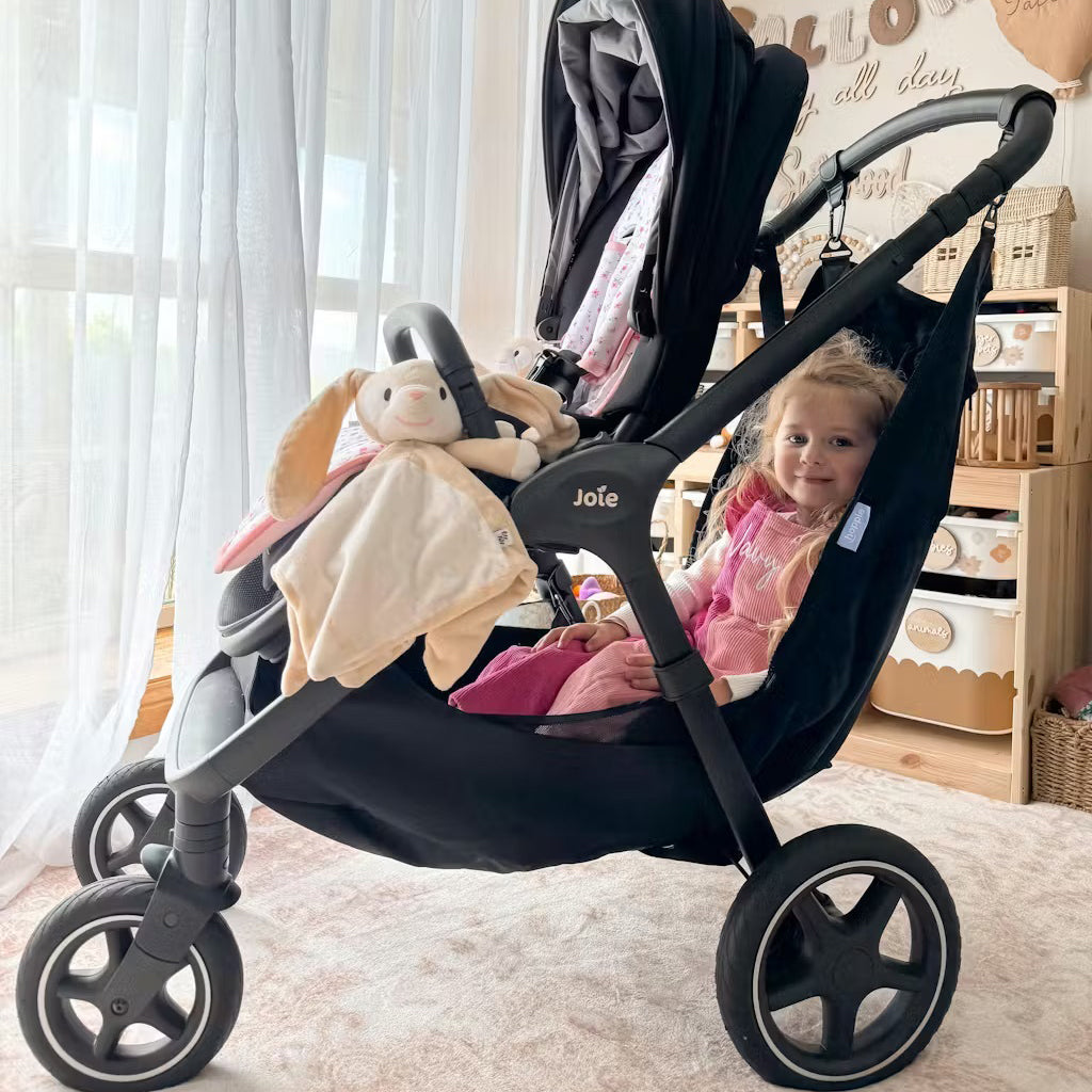 Hoppie – 幼児とベビーカーのためのスマートな追加シート