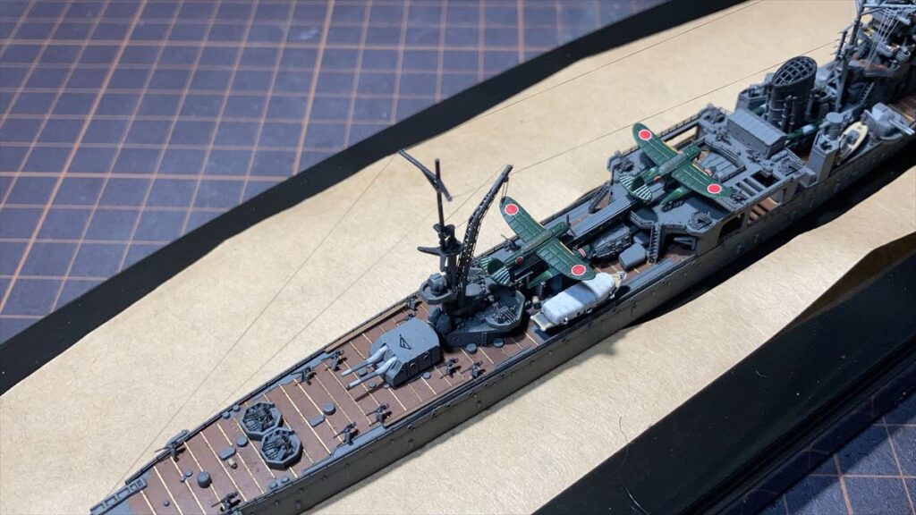 ほそプラネット | 1/700 Fujimi 軽巡洋艦 矢矧(1945)を作る（7・完）