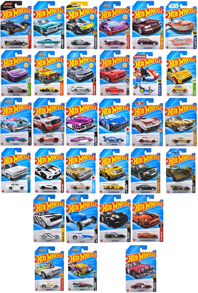 ホットウィールの2025年3月発売分が発表！ワイスピからヌーピーまで