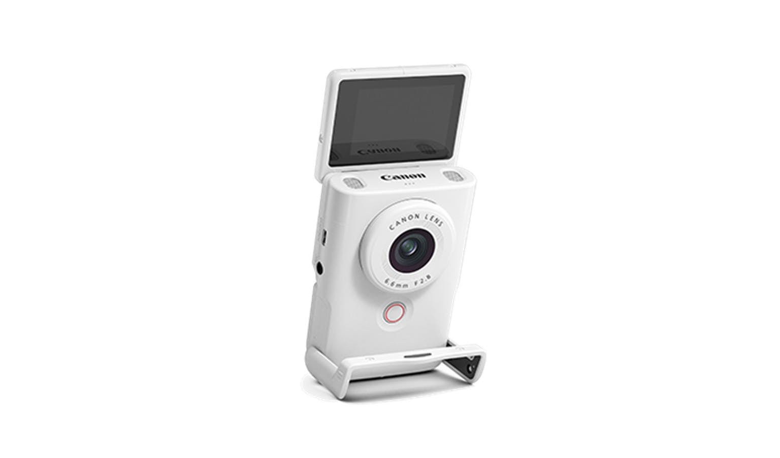 Canon PowerShot V10 Vlog Camera - White | Harvey Norman Singapore