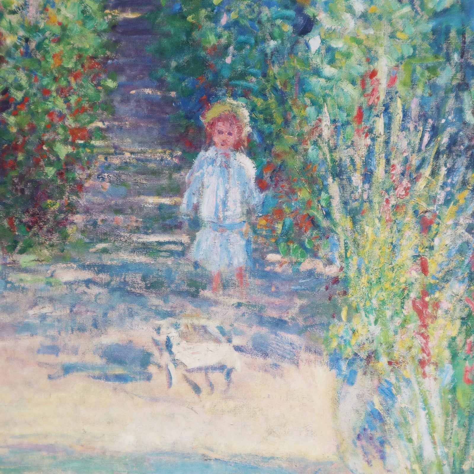 クロード・モネ 「ヴェトゥイユの画家の庭」アートポスター（フレーム