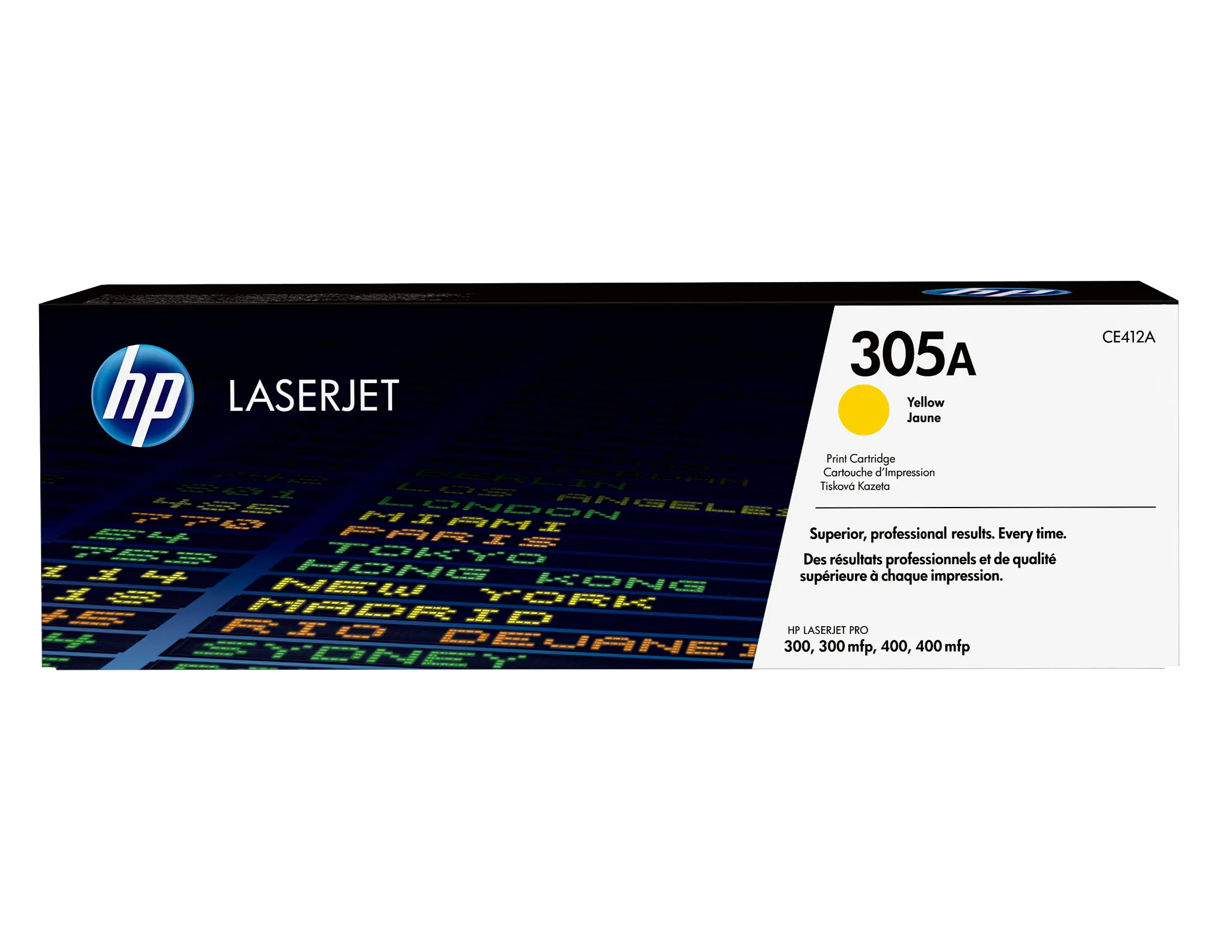 HP® 305A Yellow LaserJet Toner Cartridge (CE412A)