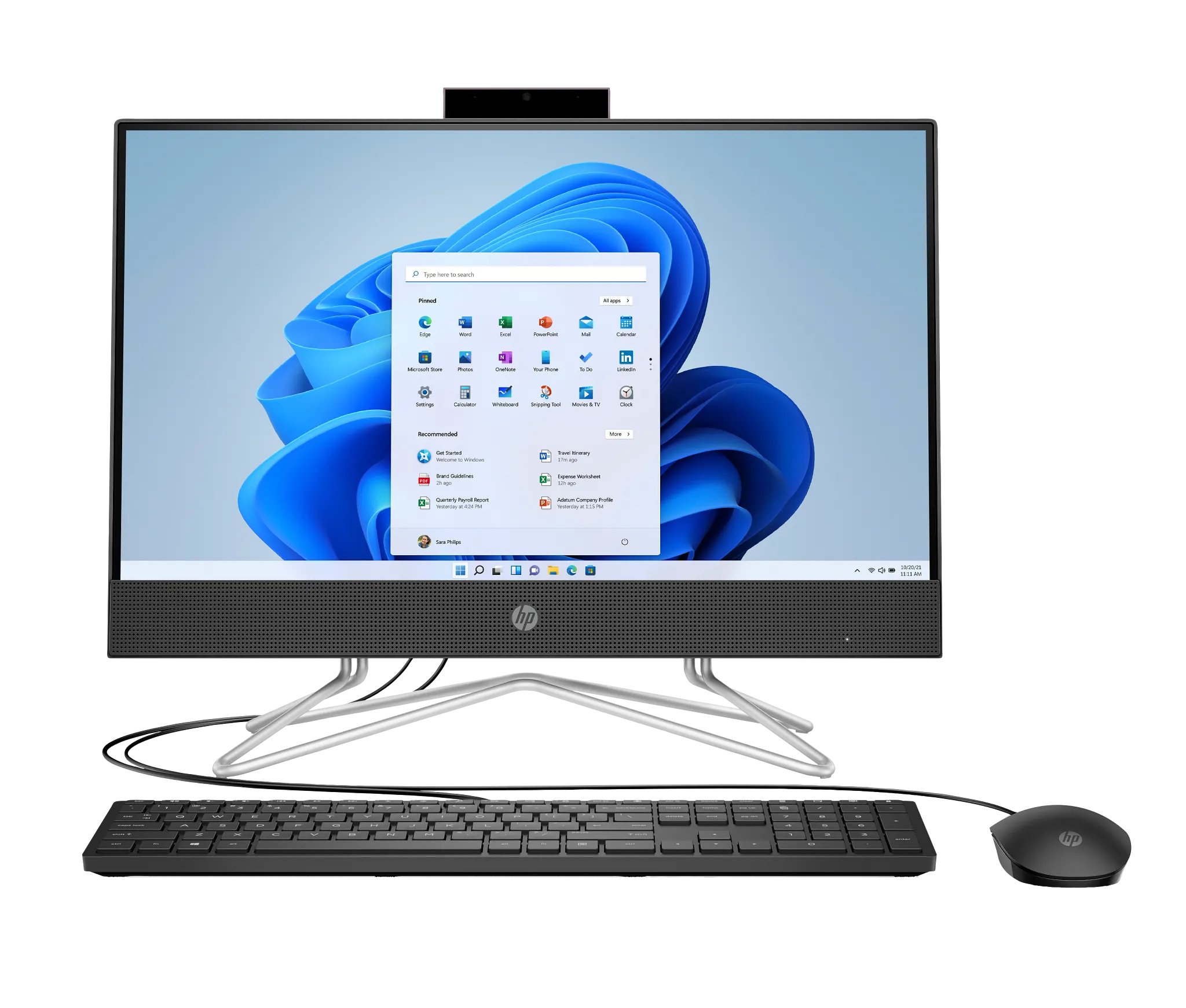 HP All-in-One 22-df0120m PC, 21.5